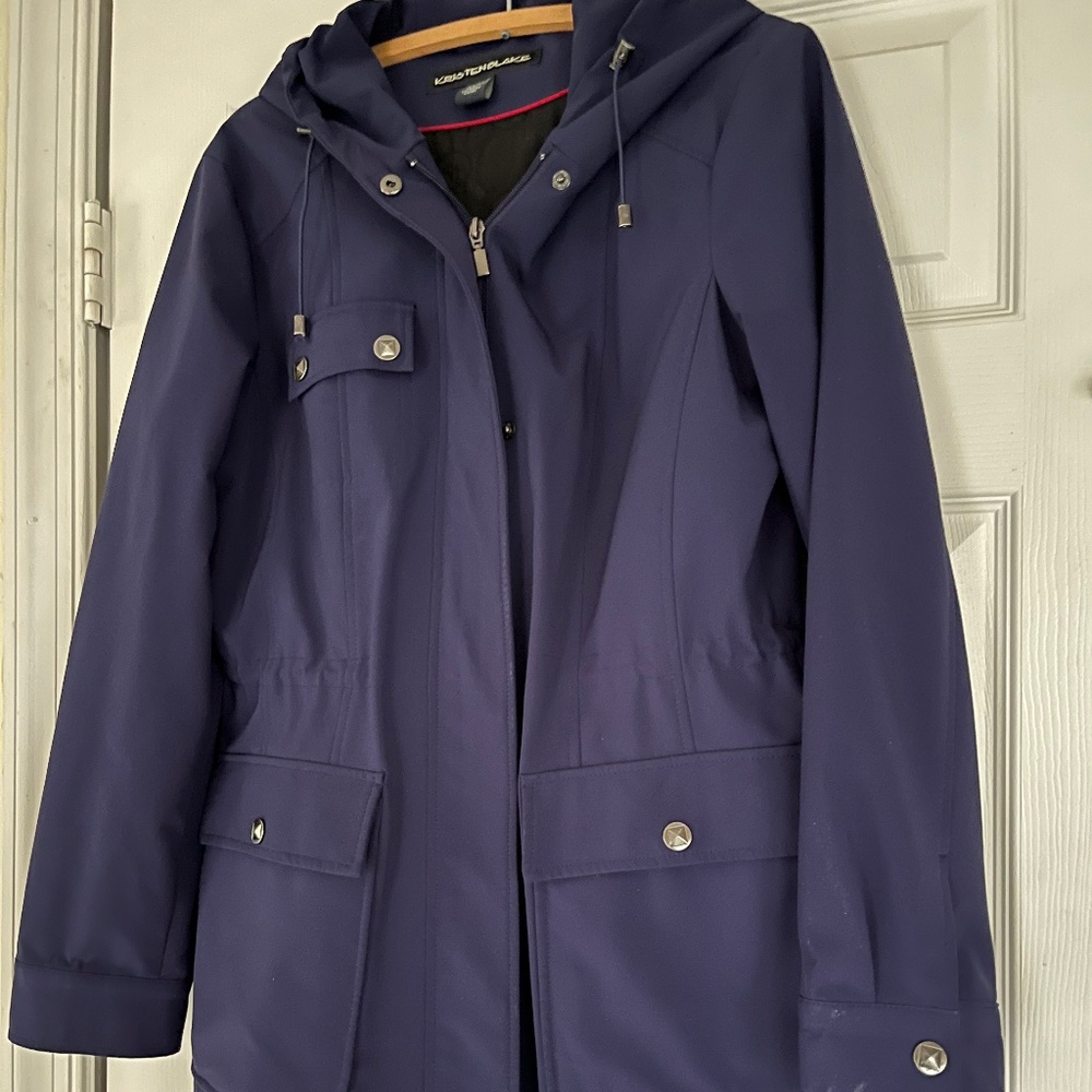 Kristen Blake Rain Jacket, Attached Hood